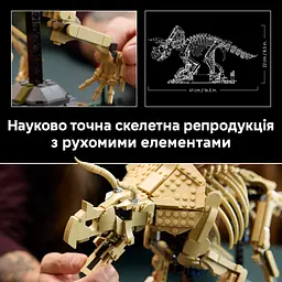 Конструктор LEGO Jurassic World Скамʼянілості динозаврів: трицератопс (77985) - мініатюра 9