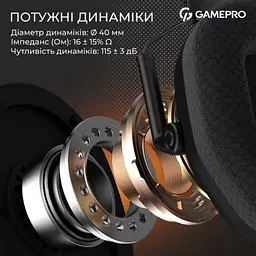 Навушники GamePro Genesis Mercury Pro 3-Mode Black (HSW120B) - мініатюра 9
