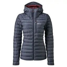 Жіночий пуховик Rab Microlight Alpine Jacket Wome 12 Темно-синій