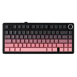 Ігрова механічна клавіатура AULA F75 / Три режими підключення / Leobog Axis Reaper Switch / Pink
