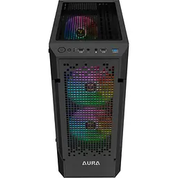 Корпус GAMDIAS AURA GC7 ARGB Tempered Glass без БП Black (4711514500677) - мініатюра 5