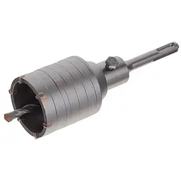 Свердлильна коронка по бетону SDS plus для перфоратора Intertool 55 мм
