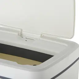 Відро для сміття сенсорне прямокутне Mixxus Wave-TC0110 10 л white MI7073, Білий матовий - мініатюра 7