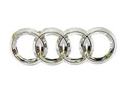 Емблема Audi для ковпачків у литі диски Хром 55х20мм - мініатюра 2