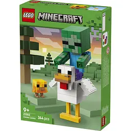 Конструктор LEGO Minecraft Курячий Жокей 344 деталі (21582) - мініатюра 5