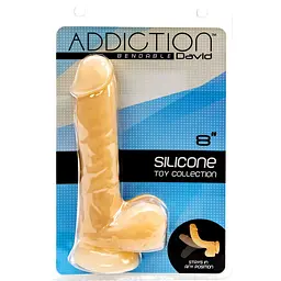 Фалоімітатор Addiction - David 8 silicone Dong - мініатюра 4