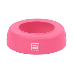 Миска-непроливайка Waudog Silicone, 750 мл, рожевий (50787) - мініатюра 2