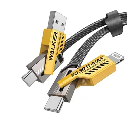 Кабель для швидкої зарядки 4 в 1 PD 60W шнур трансформер для зарядки гаджетів 1,5 метра