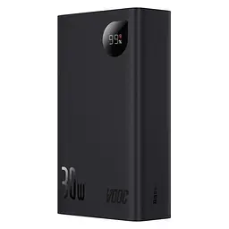 Портативний ЗП Power Bank Baseus Adaman2 Digital Display 30W VOOС OS 20000 mAh (PPAD050101) Black - мініатюра 2