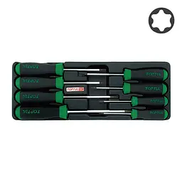 Комплект викруток T9-T40 8од. (У ложементі, тип А) Toptul hoz0007764