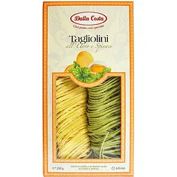 Паста Dalla Costa Tagliolini all Uovo e Spinaci 250 г