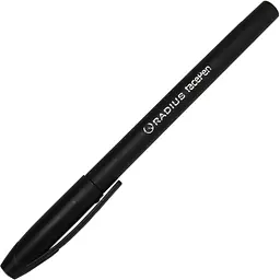 Ручка кулькова Radius Face pen 0,7мм чорна, картонна упаковка 7890