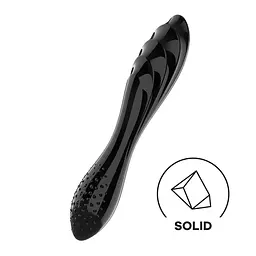 Фалоімітатор Satisfyer Dazzling Crystal 1 18.4 см чорний - мініатюра 2