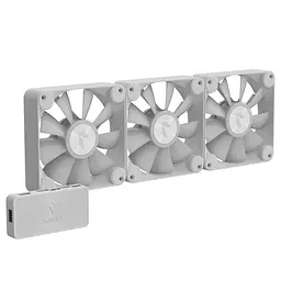 Вентилятор APNX FP1-120 ARGB Білий - 3 Pack (APF3-PF11257.21) - мініатюра 9