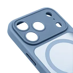 Чехол для Apple iPhone 17 Pro Max, Lush MagCase, голубой, противоударная панель-накладка из TPU и PC, полупрозрачный чехол с MagSafe (с магнитом), с защитой камеры, поддержка беспроводной зарядки, защита всего корпуса, ArmorStandart (ARM87498) - мініатюра 4