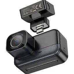 Автомобільний відеореєстратор Hoco DV10 Mini Screen Dashcam Black (6942007638630) [140703] - мініатюра 5