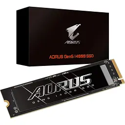 Накопичувач SSD Gigabyte m.2 NVMe 2TB AORUS Gen5 14000 3D NAND TLC PCIe 5.0 x4 (AG514K1TB) (AG514K2TB) - мініатюра 3