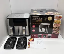 Аерофритюрниця Zepline на 2 чаші 12 л 4000 Вт ZP-209 - мініатюра 7