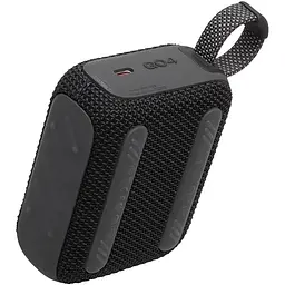 Портативна акустика JBL Go 4 Black (JBLGO4BLK) - мініатюра 8