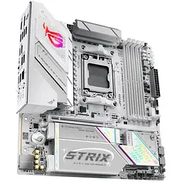Материнська плата Asus Rog Strix B850-G Gaming WIFI sAM5 B850 4xDDR5 M.2 HDMI DP WiFi BT mATX білий - мініатюра 3