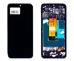 Дисплей Realme C30/ C30s/ Narzo 50i Prime чорний + рамка