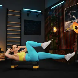 Степ платформа Trex Sport TX-030AS 3 рівнева чорно-жовта - мініатюра 4