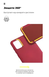 Чохол ArmorStandart ICON для Samsung A01 Core (A013) Camera cover Red - мініатюра 5