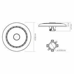 LED світильник парковий VIDEX SLP01 IP65 120W 16800Lm 3000/5000/6500K 220V - мініатюра 7