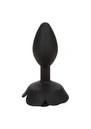 Анальна пробка Calexotics Rose Anal Plug Large, 10.2 см (чорний) - мініатюра 3