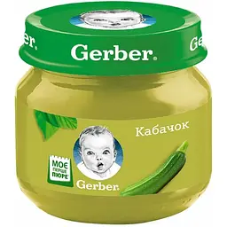 Дитяче пюре Gerber Кабачок 80 г (7613287348036)