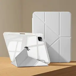 Чохол до планшета BeCover Ultra Slim Origami Transparent Apple iPad Pro 11" M4 2024 Gray (711690) - мініатюра 4