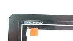 Тачскрін (сенсорне скло) Teclast для Taipower P85a PB80DR8371 8 зовнішній розмір 204*159 мм робоча частина 162х121мм 6 pin чорний - мініатюра 4