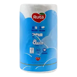 Папір туалетний Ruta Pure White Deluxe 8 рул 3 ш білий манго - мініатюра 4