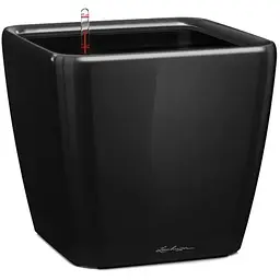 Вазон Lechuza Quadro Premium LS 28 чорний (16149)