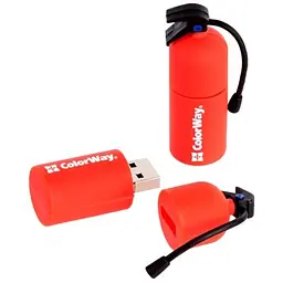 USB флеш накопичувач ColorWay Fire 64 GB USB 3.0 Red (CW-USBFE64) - мініатюра 6