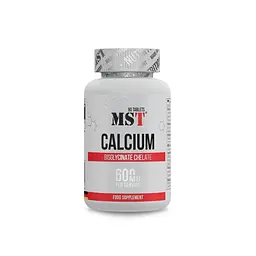 Кальцій хелат MST Nutrition Calcium Chelate, 90 таблеток для підтримки здоров'я кісток та зубів