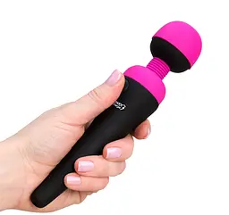 Вібромасажер PalmPower Recharge Pink, перезаряджуваний, гнучка головка, тревел-замок - мініатюра 6
