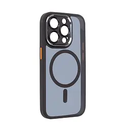 Чехол для Apple iPhone 15 Pro, Unit MagSafe SE, черный, с защитой камеры, MagSafe, противоударный, магнитный, панель-накладка с MagSafe, с поддержкой беспроводной зарядки, TPU+PC, защита всего корпуса, ударопрочный, ArmorStandart (ARM75362) - мініатюра 2