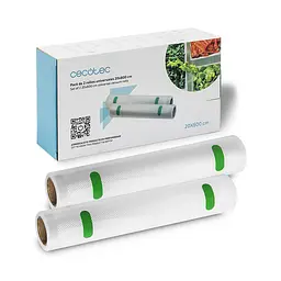 Плівка для вакуумного пакувальника CECOTEC 20 x 600 (2 рулона) - мініатюра 2