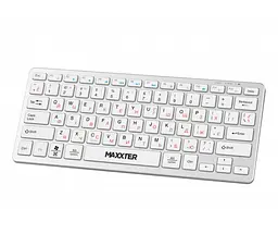 Бездротова клавіатура Maxxter KBWC01S 2.4G Wireless Silver - мініатюра 1