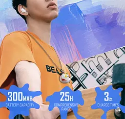 Навушники Bluetooth Onikuma T20 Panda White - мініатюра 7