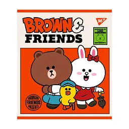 Зошит Yes А5 Line Friends 48 аркушів клітинка (766867), в асортименті - мініатюра 3