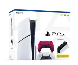 Ігрова консоль Sony PlayStation 5 Slim 1 ТБ + DualSense Cosmic Red + Charging Station - мініатюра 6