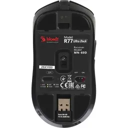 Мишка A4Tech Bloody R77 Ultra Wireless Dock Black (4711421003575) - мініатюра 5