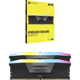 Модуль пам'яті DDR5 Corsair Vengeance RGB 2x16GB 6000MHz Black (CMH32GX5M2E6000C36) [173655] - мініатюра 6