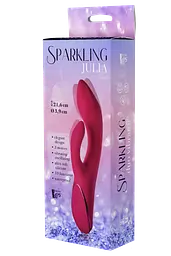 Вібратор подвійний Dream Toys Sparkling Julia 3 мотори фрикції 7 ритмів силіконовий водонепроникний IPX7 - мініатюра 4