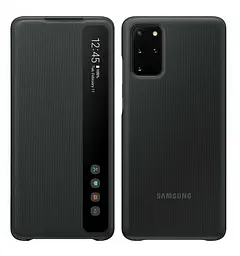 Оригінальний чохол-книжка S-View Clear View Cover EF-ZG985CBEGRU для Samsung Galaxy S20 Plus 5G Чорний - мініатюра 2