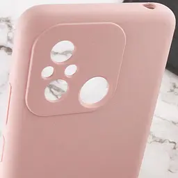 Чохол Silicone Cover Lakshmi Full Camera (AA) with logo для Xiaomi Redmi 12C / Poco C55 Рожевий / Pink Sand - мініатюра 4