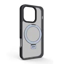 Чехол для Apple iPhone 16 Pro, Unit Stand, черный, MagSafe, противоударный защитный чехол-панель с подставкой, поддержкой магнитных держателей и беспроводной зарядки, защита всего корпуса, силикон + поликарбонат, ArmorStandart (ARM78733)