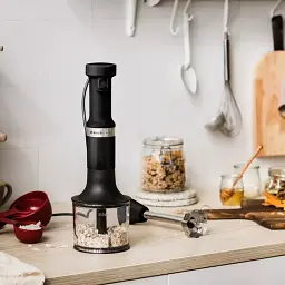 Блендер KitchenAid 5KHBV83EBM занурювальний з аксесуарами матовий чорний - мініатюра 4